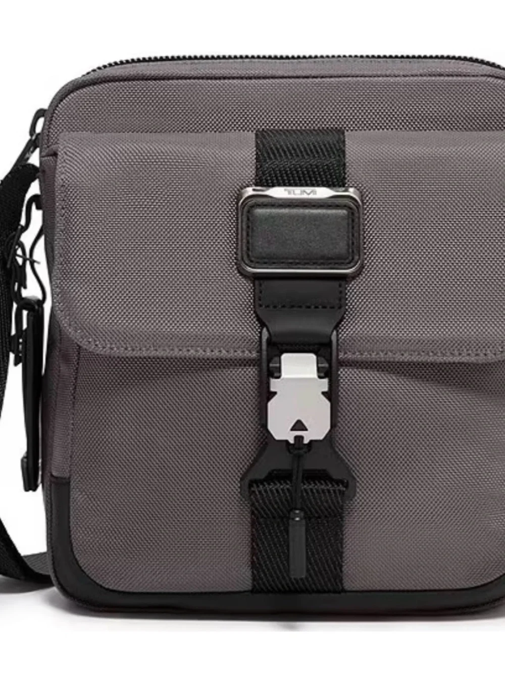 NEW Tumi ALPHA BRAVO JUNIOR 9.5” Ballistic Nylon Sling Crossbody Bag - CHARCOAL